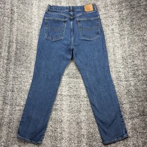 Levi's Premium 70s High Slim Straight Womens Jeans Size 31 (W30 L28) Medium Wash